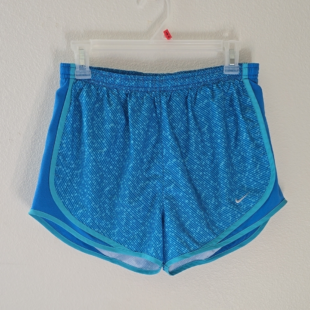 Nike Blue Athletic Shorts with Moisture-Wicking Fabric